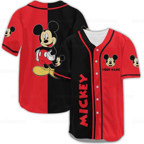 Mickey Shirt, Mickey Jersey Shirt, Mickey Baseball Jersey, Mickey Mouse Shirt