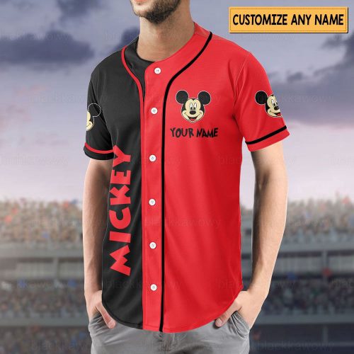 Mickey Shirt, Mickey Jersey Shirt, Mickey Baseball Jersey, Mickey Mouse Shirt