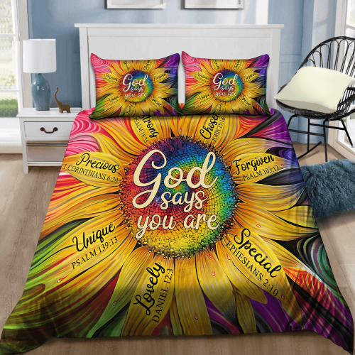 GiftJesus-Sunflower God Say You Are Bedding Set