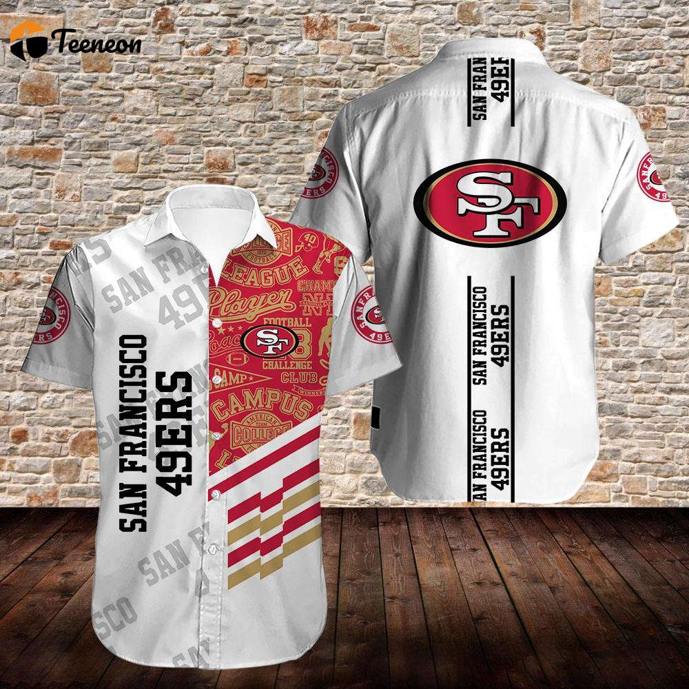 San Francisco 49ers Limited Edition Hawaiian Shirt San Francisco 49ers Limited Edition Hawaiian Shirt