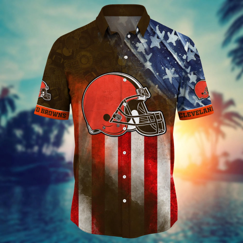 Cleveland Browns NFL Hawaii Shirt Independence Day, Summer Shirts