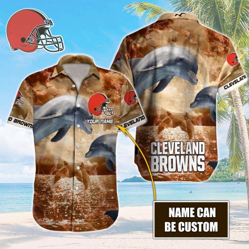 Cleveland Browns NFL-Hawaiian Shirt Custom