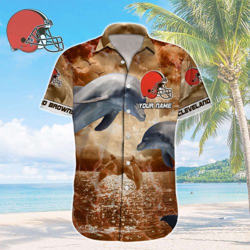 Cleveland Browns NFL-Hawaiian Shirt Custom