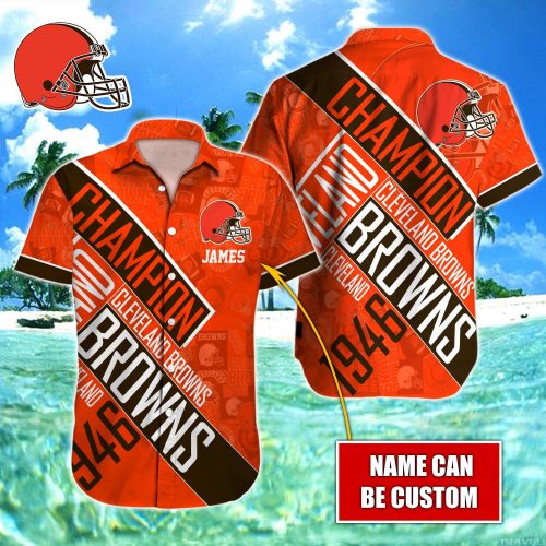 Cleveland Browns NFL-Hawaiian shirt Custom