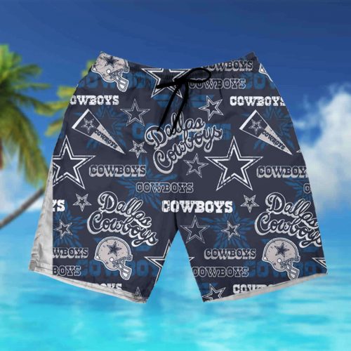 Dallas Cowboys Nfl Full 3D Hawaiian Shirt White Men Women Beach Wear Short Sleeve Hawaii Shirt 3D Zipper Hoodie 3D Zipper Hoodie summer shirt