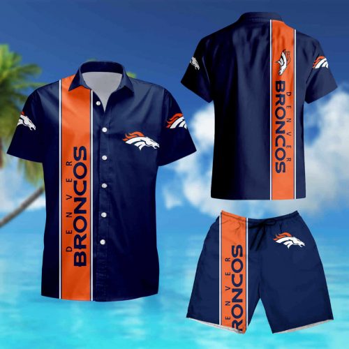 Denver Broncos Football Up Hawaiian Shirt summer shirt