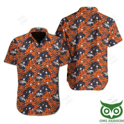 Denver Broncos Great Waves Of Japanese Hawaiian Shirt