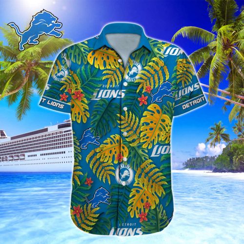 Detroit Lions NFL-Hawaiian Shirt Custom