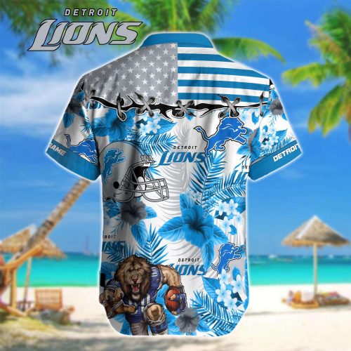 Detroit Lions NFL-Hawaiian Shirt Custom