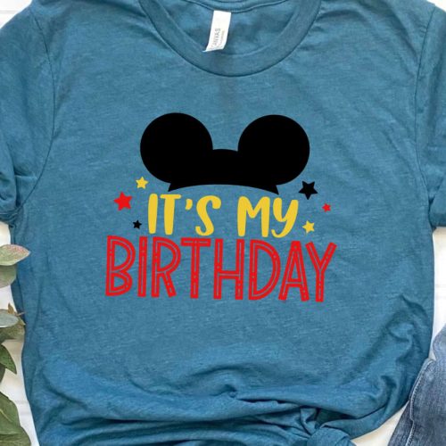 Disney Birthday Shirt: Mickey Mouse Tee for Boys Disneyland & Disneyworld Celebration