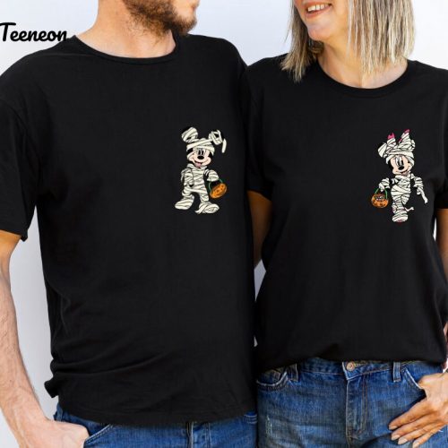 Disney Couples Halloween Shirt: Matching Mickey & Minnie Disneyland Shirts His & Hers