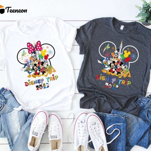 Disney Family Vacation 2023, Mickey and Minnie Head Shirt, Disneyland T-shirt, Disneyworld T-Shirts, Disney Lover Tee, Disney Inspired Tee