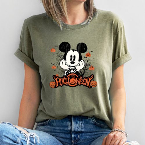 Disney Halloween Pumpkin & Ghost Shirt – Fun Mickey Matching & Funny Halloween Shirt