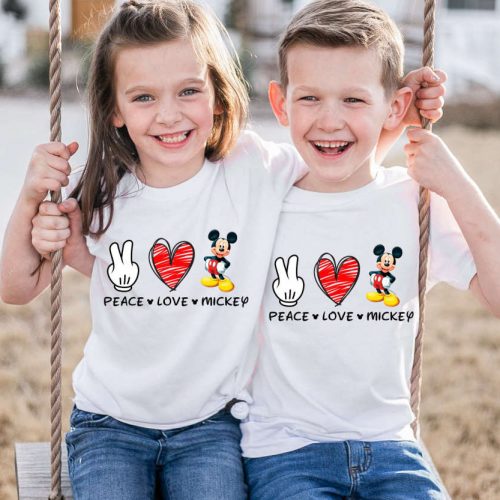 Disney Peace Love Shirts: Mickey & Friends for Your Memorable Disney Vacation