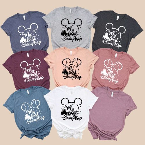 Disney Trip Tshirts: Mickey & Minnie Matching Family Tees – Disney World & Disneyland