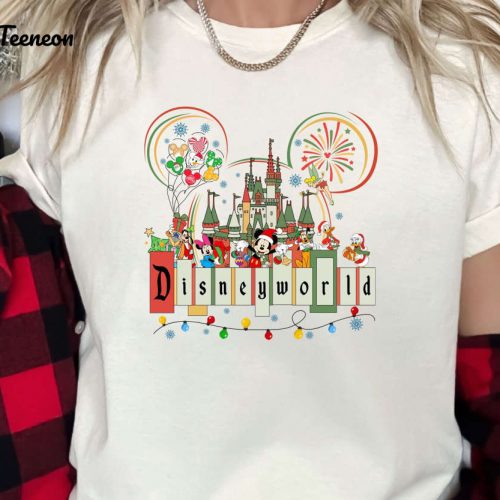 Disneyworld Christmas Trip TShirt: Matching Family Tees & Mickey Ears – Perfect Christmas Gift!