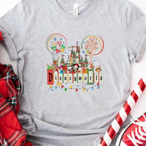 Disneyworld Christmas Trip TShirt: Matching Family Tees & Mickey Ears – Perfect Christmas Gift!