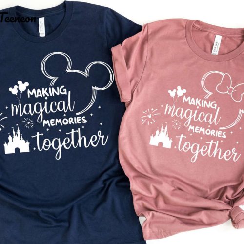 Magical Disney Trip T-Shirts: Adults & Kids Matching Family Minnie & Mickey Shirts