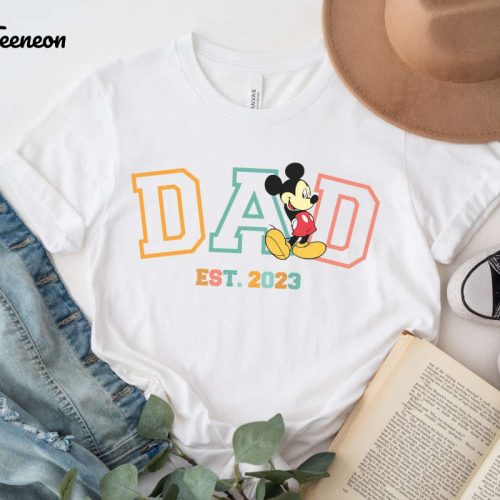 Mickey Dad Shirt: Disney Gift for Daddy Funny Mouse Shirt Best Dad Ever – Perfect Husband Gift