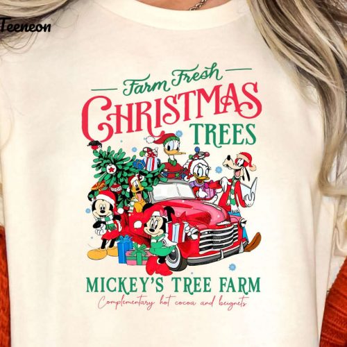 Mickey & Friends Retro Christmas TShirt: Perfect Disney Trip Gift for Family at DisneyWorld & Disneyland