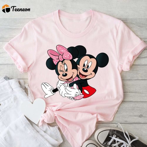 Mickey & Minnie Valentines Shirt, Minnie and Mickey Valentine Gift, Mickey Valentine Shirt, Minnie Valentine Shirt, Disney Valentine T-Shirt