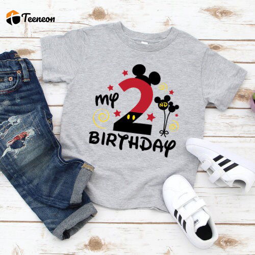 Mickey Mouse Birthday Tee: Celebrate with It s My Birthday Disney Shirt!