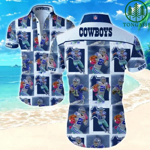 NFL Dallas Cowboys Number 21 legend Hawaiian Shirts