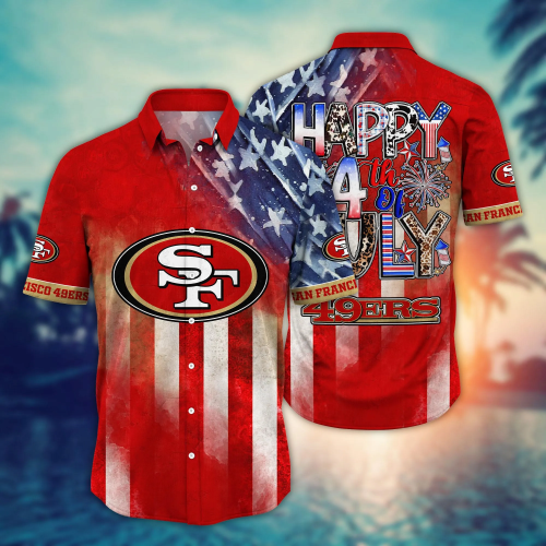 San Francisco 49ers NFL Hawaii Shirt Independence Day, Summer Shirts