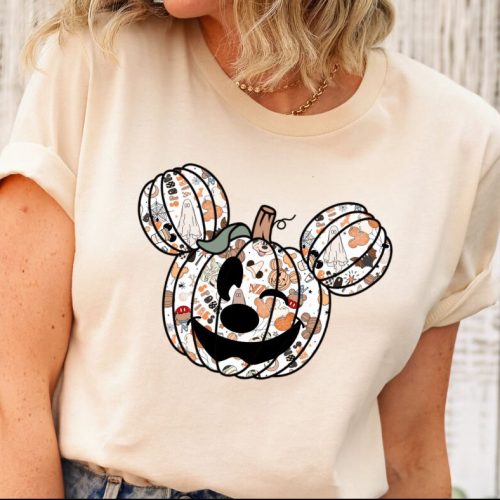 Spooktacular Disney Halloween Ears & Ghost Shirt Combo – Mickey Funny Matching Tee