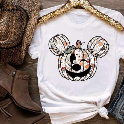 Spooktacular Disney Halloween Ears & Ghost Shirt Combo – Mickey Funny Matching Tee