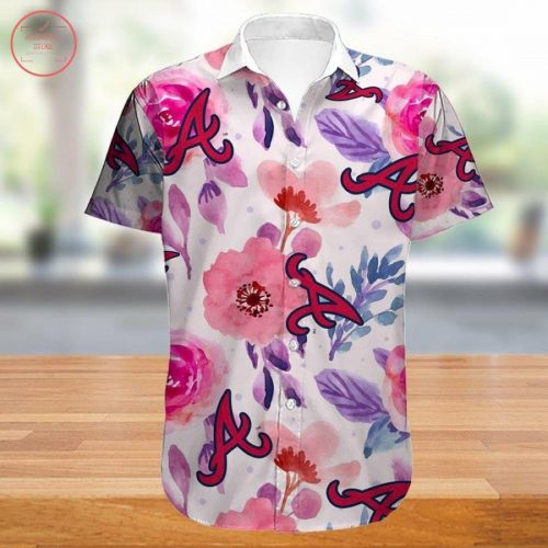 Floral Atlanta Braves Hawaiian Shirt Gift For Men And Women Suer Beach Outfit