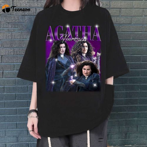 Agatha Harkness Shirt, Agatha Harkness T-Shirt, Agatha Harkness Tees, Hip hop Graphic, Unisex Tee, Bootleg Retro 90’s Fans Gift, Trendy Tees