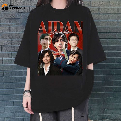 Aidan Gallagher T-Shirt, Aidan Gallagher Shirt, Aidan Gallagher Tees, Hip hop Graphic, Unisex Tees, Bootleg Retro 90’s Fans Gift, Trendy Tee