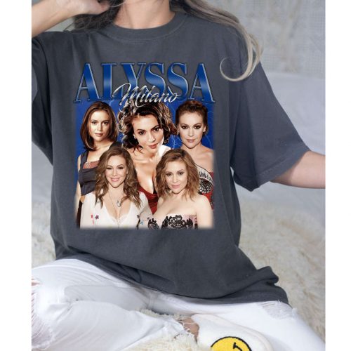 Alyssa Milano T-Shirt, Alyssa Milano Shirt, Alyssa Milano Tees, Hip hop Graphic, Unisex Shirt, Bootleg Retro 90’s Fans Gift, Trendy Shirt