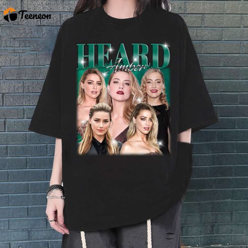 Amber Heard Shirt, Amber Heard T-Shirt, Amber Heard Tees, Hip hop Graphic, Unisex Tees, Bootleg Retro 90’s Fans Gift, Trendy Tees, Gifts Men