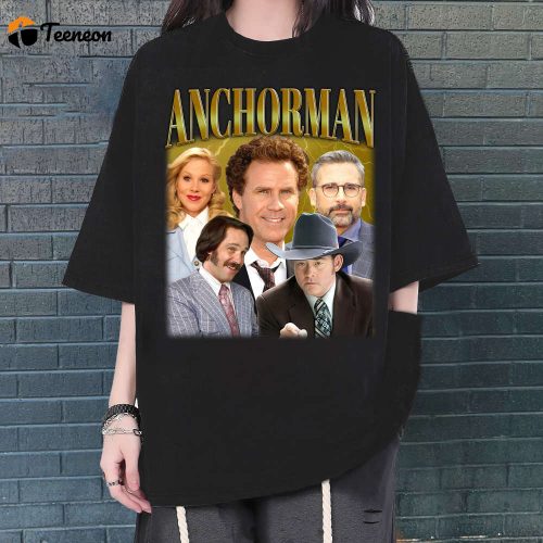 Anchorman T-Shirt, Anchorman Shirt, Anchorman Tees, Unisex T-Shirt, Hip hop Graphic, Trendy T-Shirt, Retro T-Shirt, Unisex Shirt