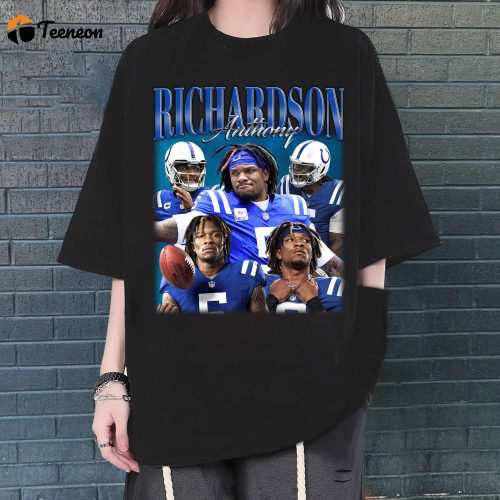 Anthony Richardson T-Shirt, Anthony Richardson Shirt, Anthony Richardson Tees, Vintage Shirt, Retro Shirt, Trendy Shirt, Couples Shirt