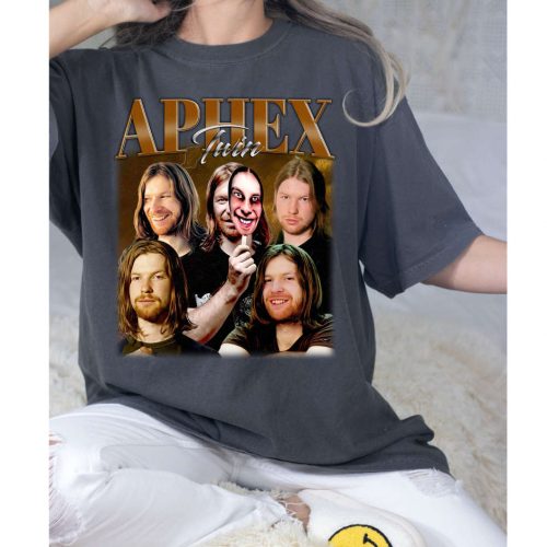 Aphex Twin TShirt, Aphex Twin Shirt, Aphex Twin Tees, Hip hop Graphic, Unisex Shirt, Vintage Shirt, Retro Shirt, Trendy Shirt, Couples Shirt