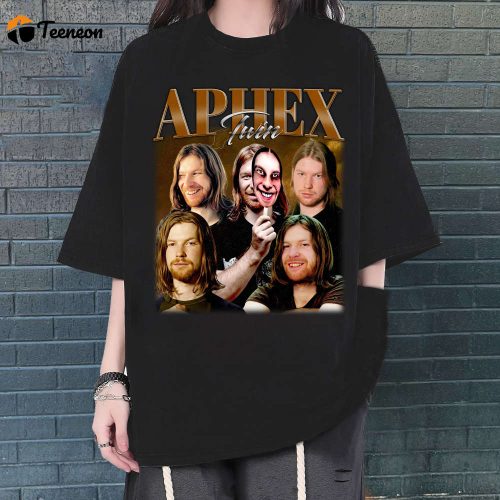 Aphex Twin TShirt, Aphex Twin Shirt, Aphex Twin Tees, Hip hop Graphic, Unisex Shirt, Vintage Shirt, Retro Shirt, Trendy Shirt, Couples Shirt