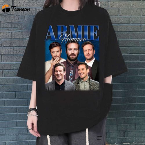 Armie Hammer T-Shirt, Armie Hammer Shirt, Armie Hammer Tees, Hip hop Graphic, Unisex Shirt, Bootleg Retro 90’s, Trendy Shirt, Couples Shirt