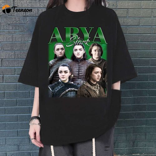 Arya Stark T-Shirt, Arya Stark Shirt, Arya Stark Tees, Unisex Shirt, Vintage Shirt, Retro T-Shirt, Trendy T-Shirt, Couples Shirt