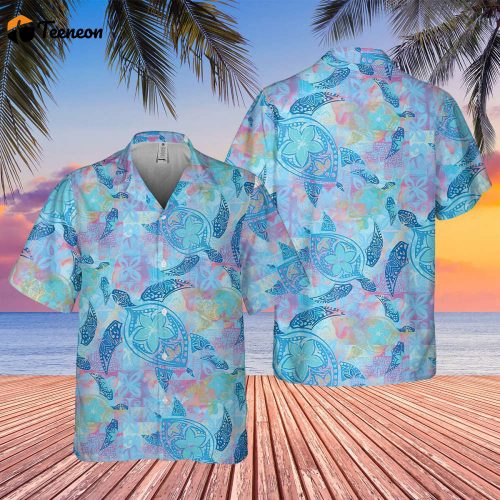 Baby Sea Turtles Hawaiian Shirt, Save the Turtles, Love Turtle Aloha Shirt, Sea Turtle Hawaii Shirt, Aloha Button Down Shirt, Summer Vibes