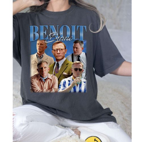 Benoit Blanc T-Shirt, Benoit Blanc Shirt, Benoit Blanc Tees, Unisex Shirt, Vintage Shirt, Retro T-Shirt, Trendy T-Shirt, Couples Shirt