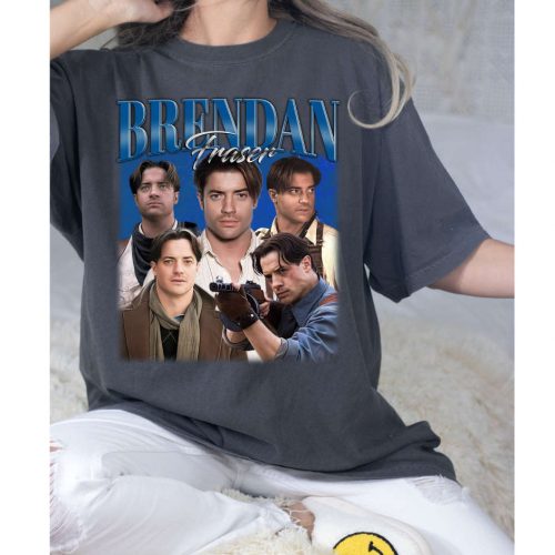 Brendan Fraser T-Shirt, Brendan Fraser Shirt, Brendan Fraser Tees, Hip hop Graphic, Unisex Shirt, Bootleg Retro 90’s Fans Gift, Trendy Shirt