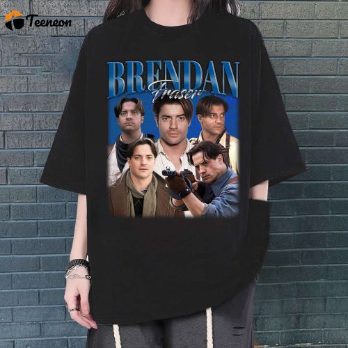 Brendan Fraser T-Shirt, Brendan Fraser Shirt, Brendan Fraser Tees, Hip hop Graphic, Unisex Shirt, Bootleg Retro 90’s Fans Gift, Trendy Shirt