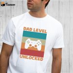 Dad Level Unlocked Shirt, Father’s Day Gift Tshirt, New Dad Gift tshirt, Funny Dad Tshirt, Gamer Dad Tshirt