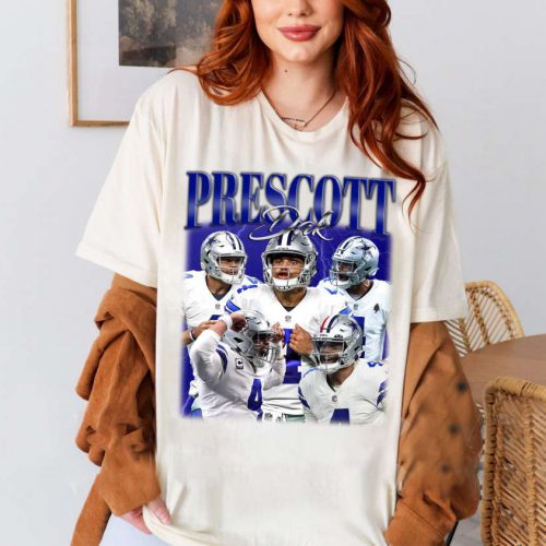 Dak Prescott T-Shirt, Dak Prescott Shirt, Dak Prescott Tees, Hip hop Graphic, Unisex Shirt, Bootleg Retro 90’s Fans, Trendy Shirt