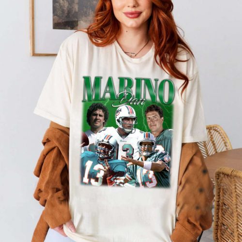 Dan Marino T-Shirt, Dan Marino Shirt, Dan Marino Tees, Dan Marino Gifts, Unisex Shirt, Vintage Shirt, Retro Shirt, Trendy Tee, Couples Shirt