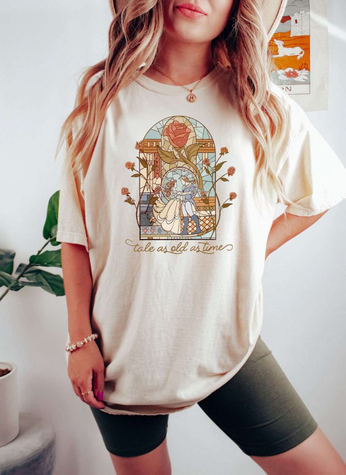 Disney Tale as Old as Time Shirt: Belle Beauty And The Beast Retro Princess Tee – Vintage Vibes & Comfort Colors