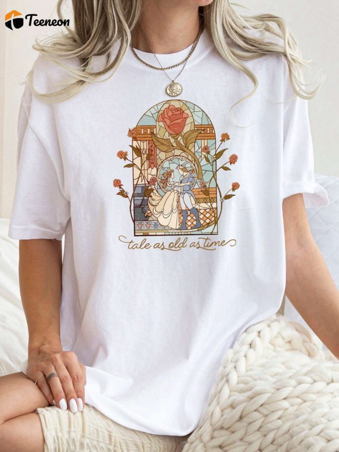 Disney Tale as Old as Time Shirt: Belle Beauty And The Beast Retro Princess Tee – Vintage Vibes & Comfort Colors